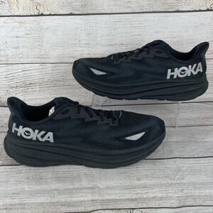 Hoka One Clifton 9 GTX Mens Sz 14D Running Shoes Black